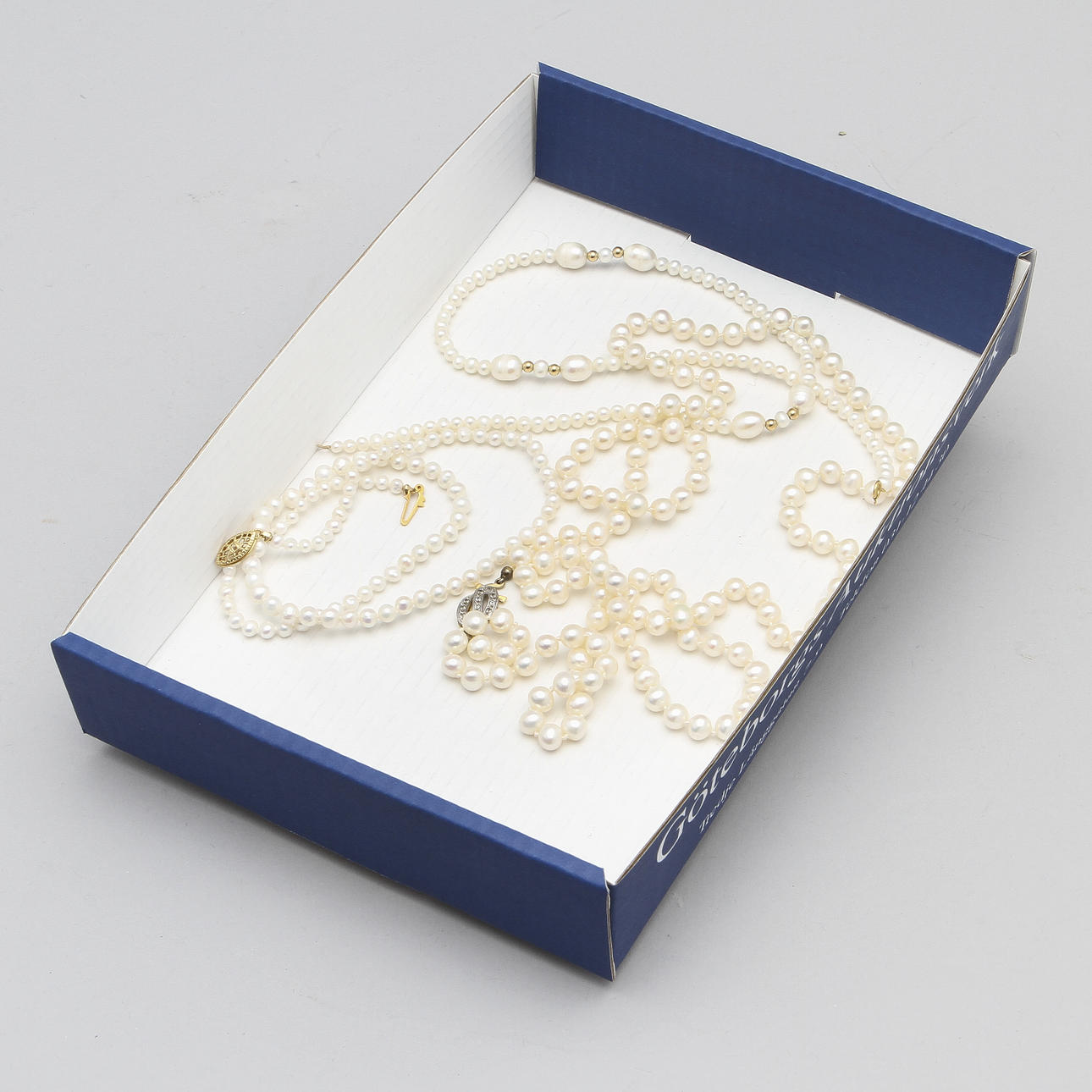 PÄRLCOLLIER, 3 st.
