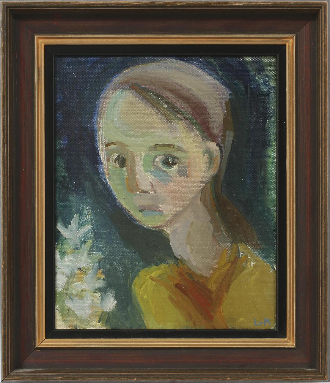 LILIAN VON KRUSENSTIERNA, olja på duk, sign.