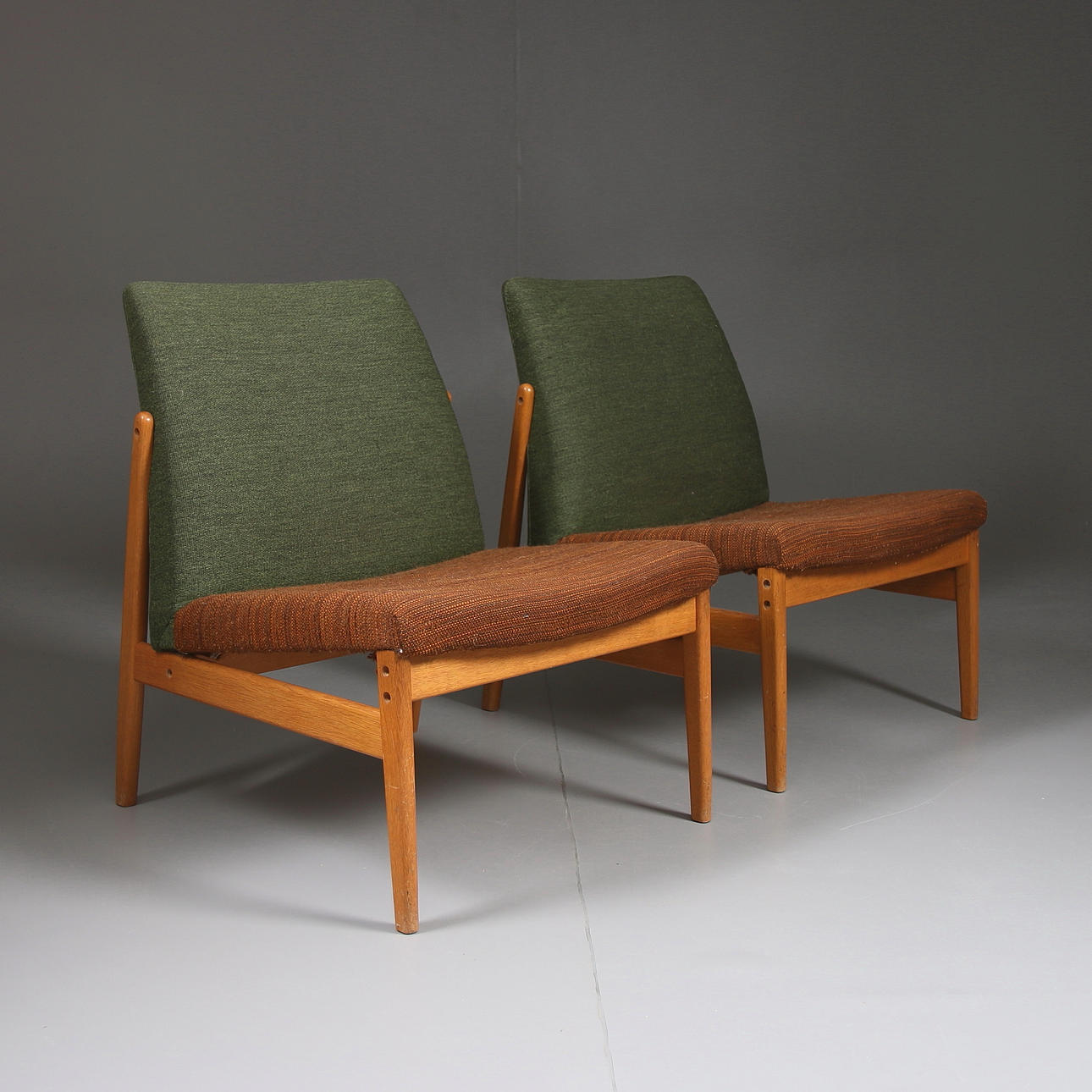 FÅTÖLJER, ett par, Design, Alf Svensson för Bodafors. 1950-tal.