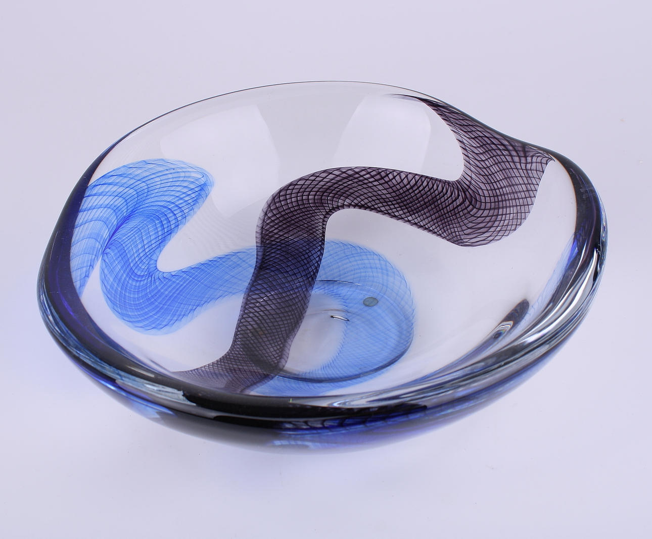 SKÅL, glas, Transjö, signerad S-Å Carlsson.