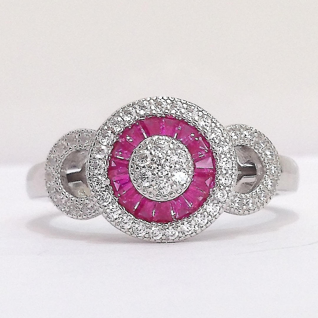 RÖD STEN MÅL RING.