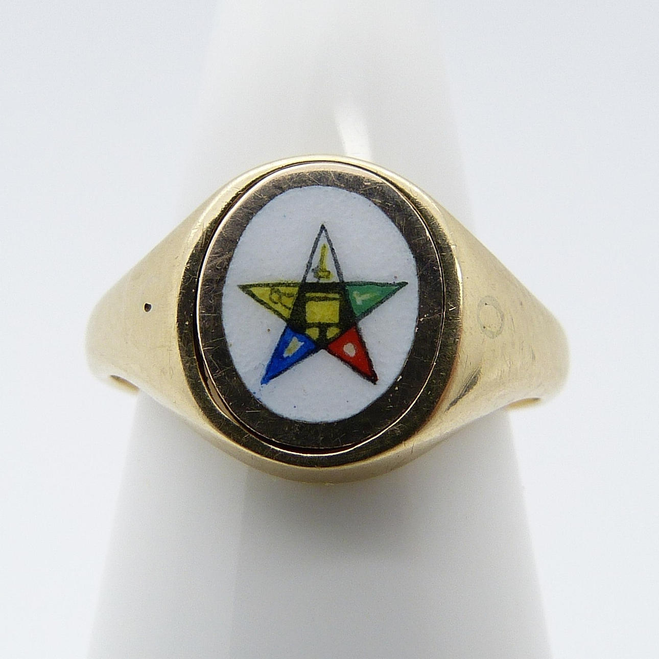 MASONIC SWIVEL PANEL RING.