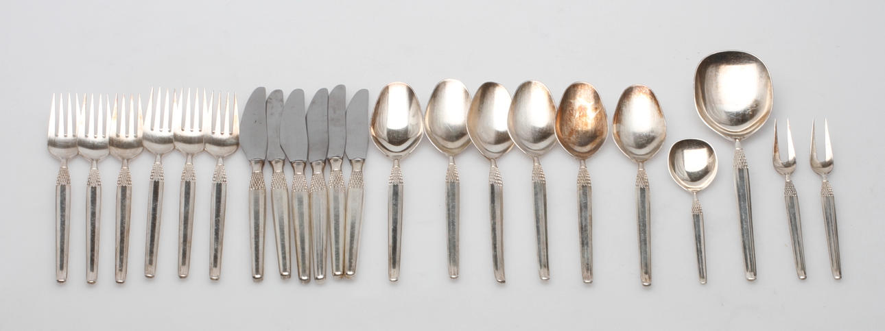 BESTICK, 28 delar, NS,"Frigast", Danmark.