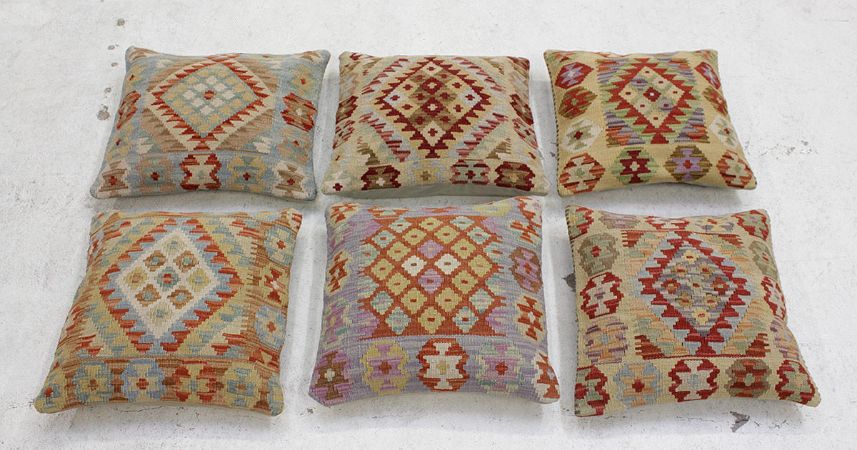 KUDDFODRAL, 6 st, Kelim.