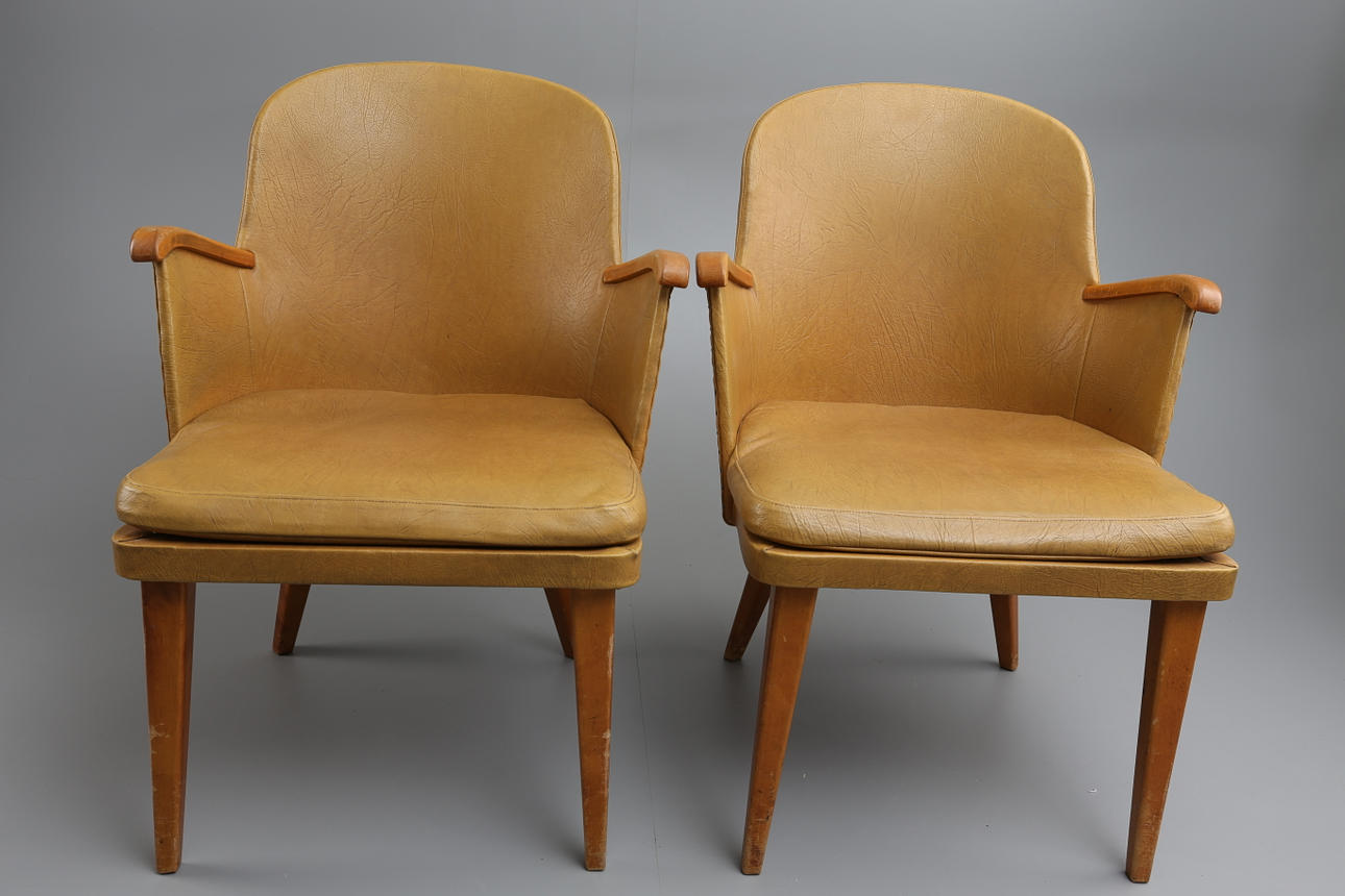 FÅTÖLJER 1 par, 1940-50 tal.