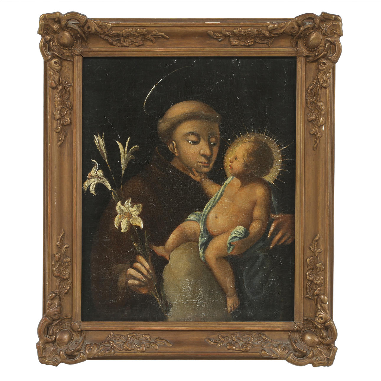 OKÄND KONSTNÄR. Olja på duk. 1800-tal.