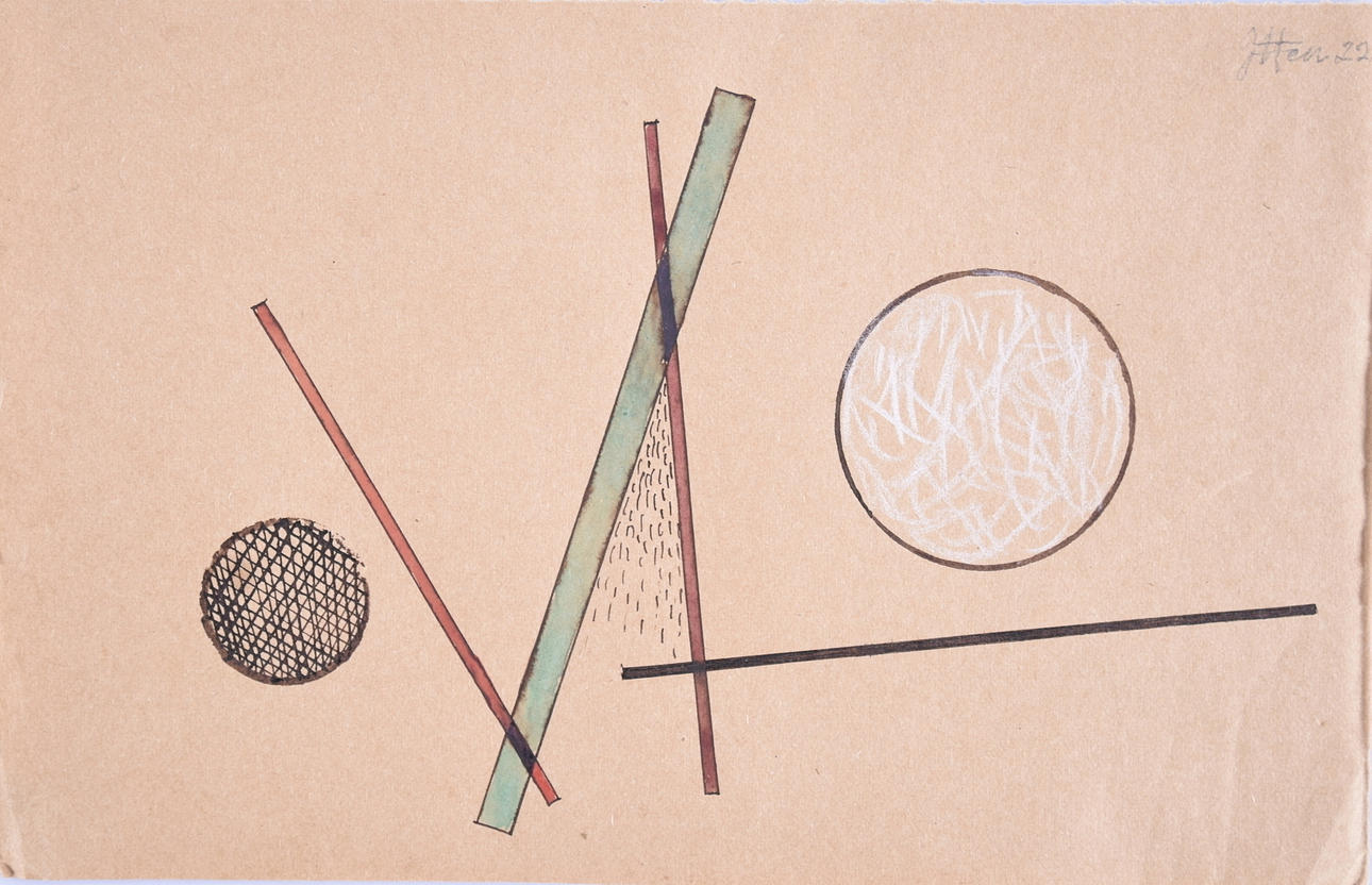 OIDENTIFIERAD KONSTNÄR. Akvarell.