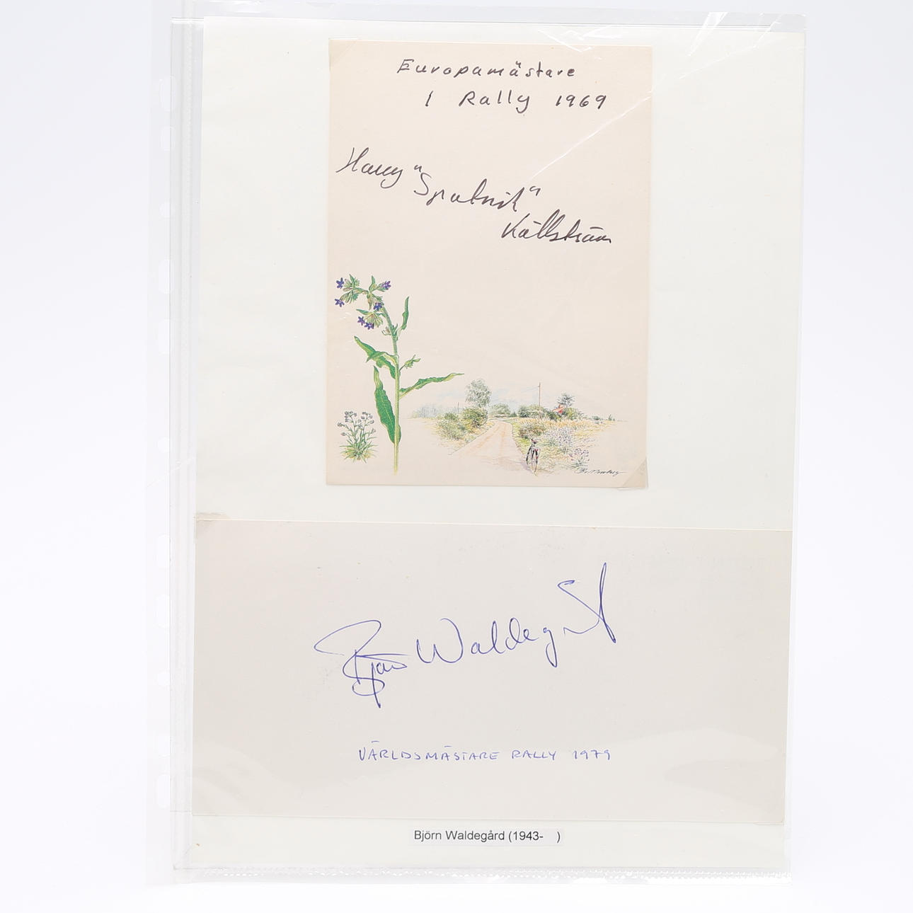 AUTOGRAMM. 13 SPORTAUTOGRAMM - MOTORSPORT.