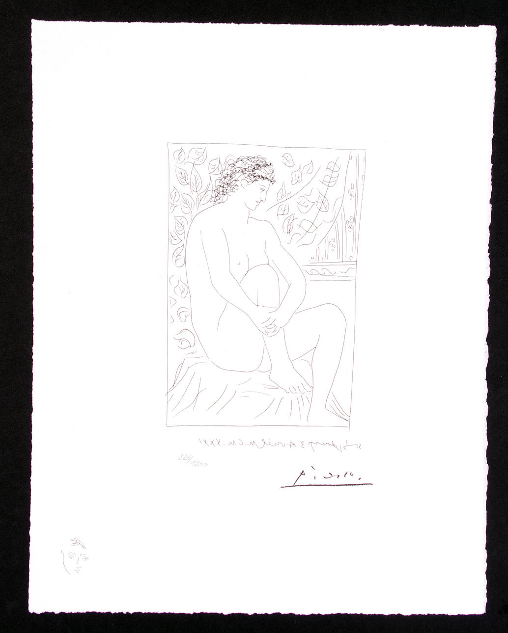 PABLO PICASSO. EFTER. Vollardsviten planch IV, fotografisk litografi, S.P.A.D.E.M.