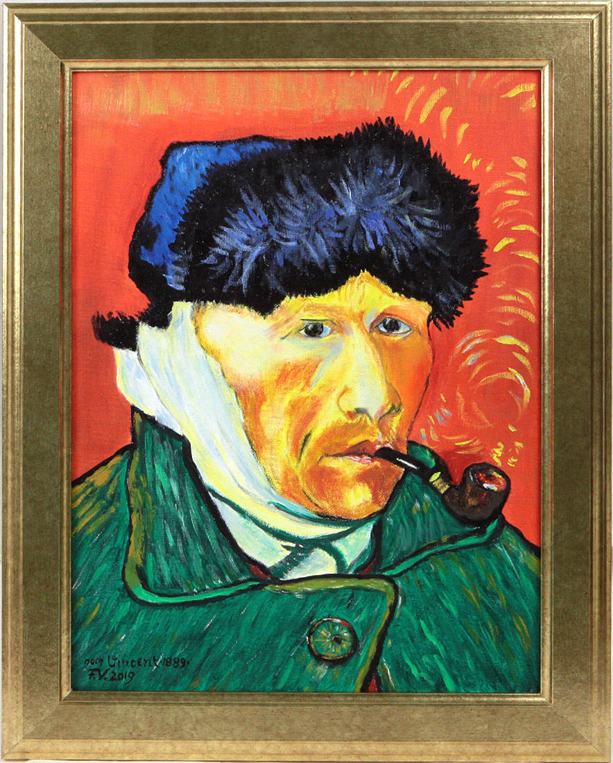 Vincent van Gogh selvportræt, ukendt kunstner.