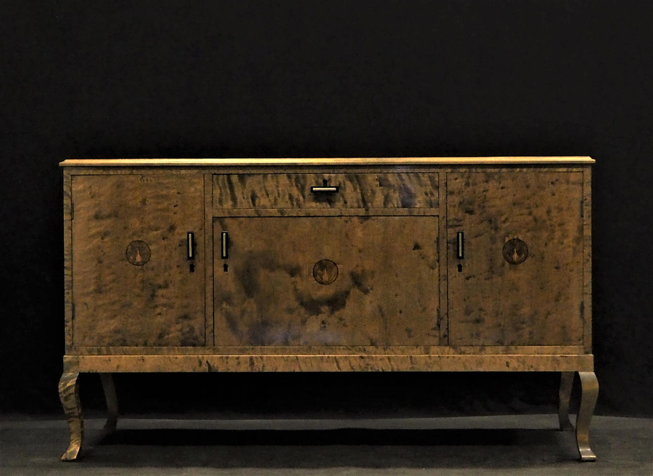 SIDEBOARD, med intarsia, 30 / 40-tal.