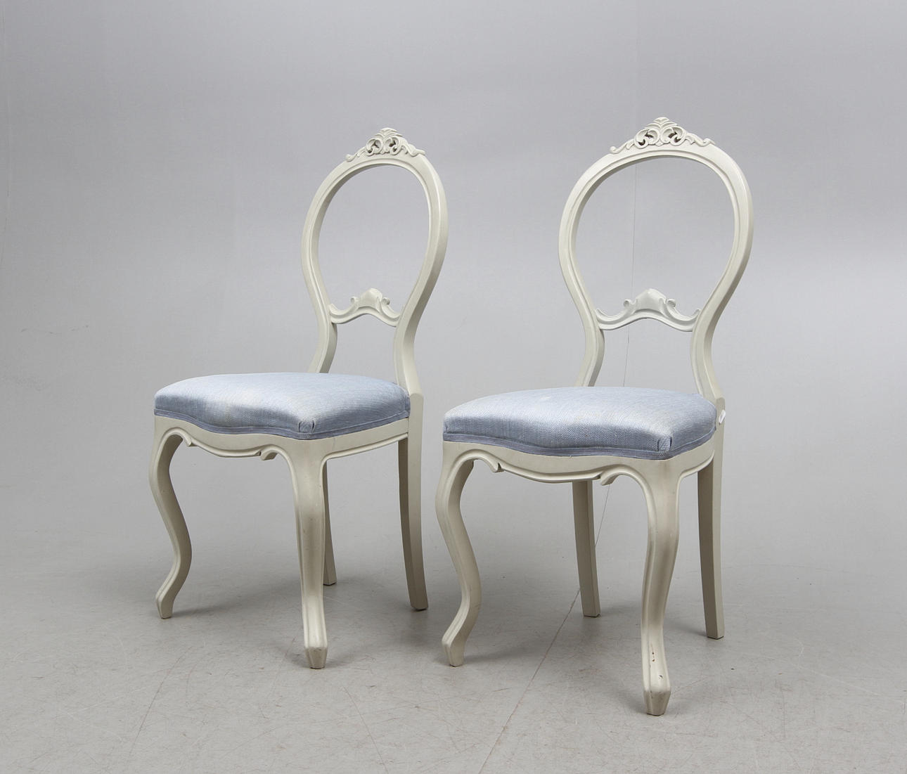 STOLAR, ett par, nyrokoko, sent 1800-tal.