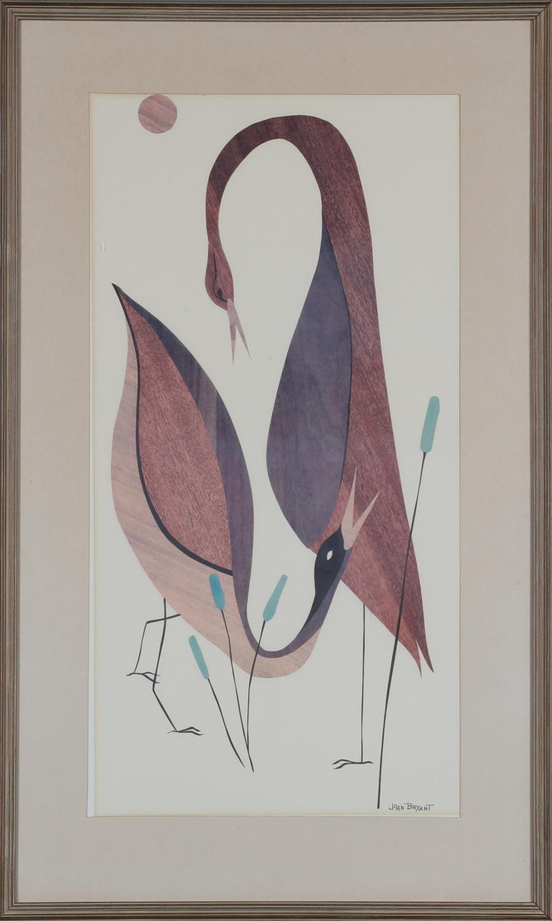 JOAN BRYANT. graphic print, signed.
