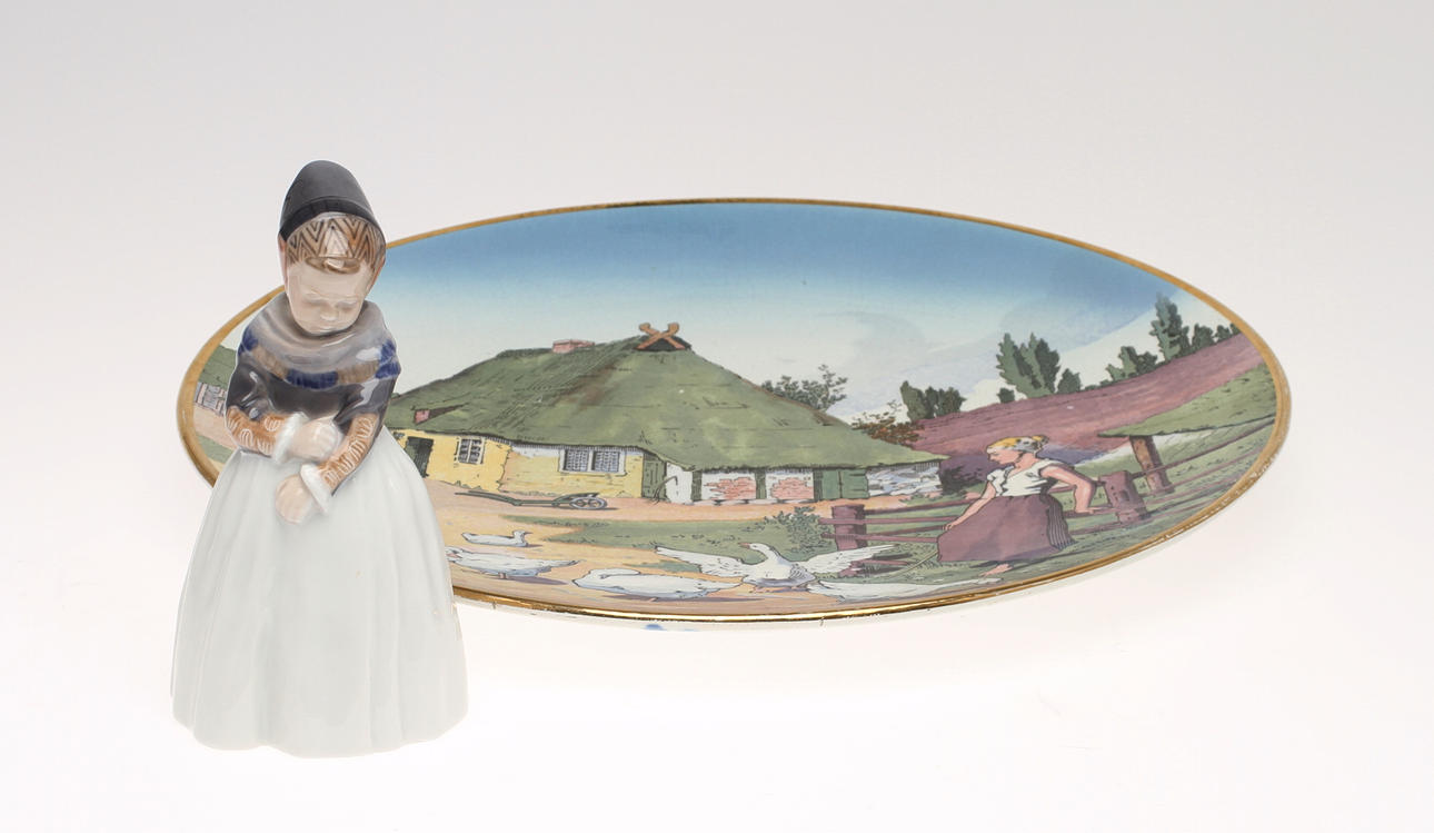 FAT, FIGURIN, porslin. Villeroy & Boch, Royal Copenhagen.