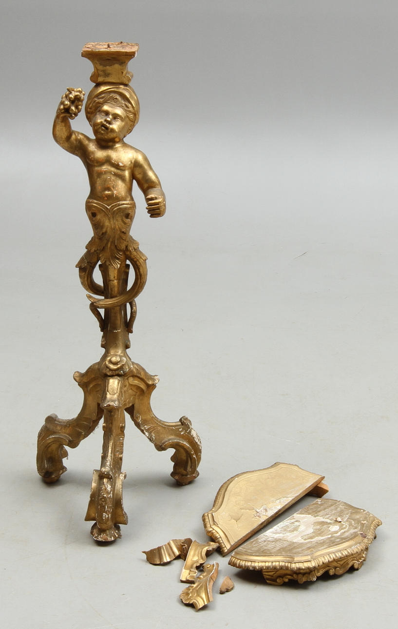 PIEDESTAL, barockstil, 18/1900-tal.