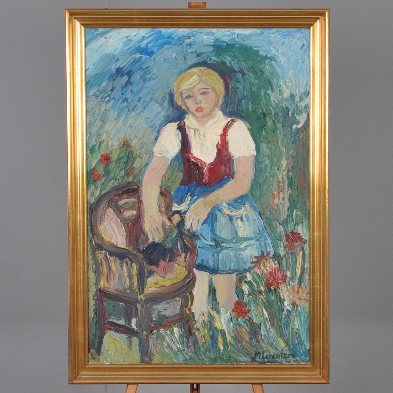 MONICA LORENTZON. oil on canvas.