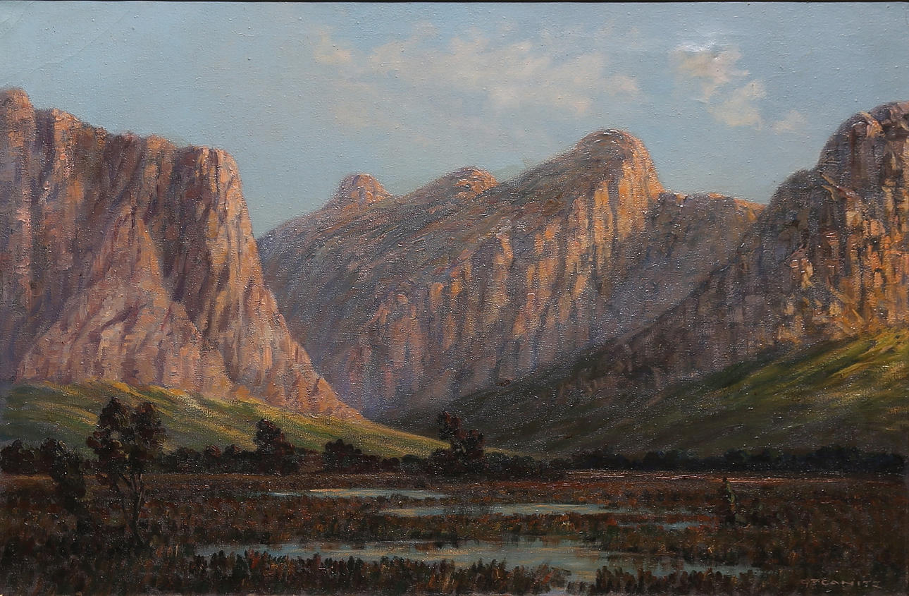 GEORGE PAUL CANITZ. Öl auf Leinwand, signiert.