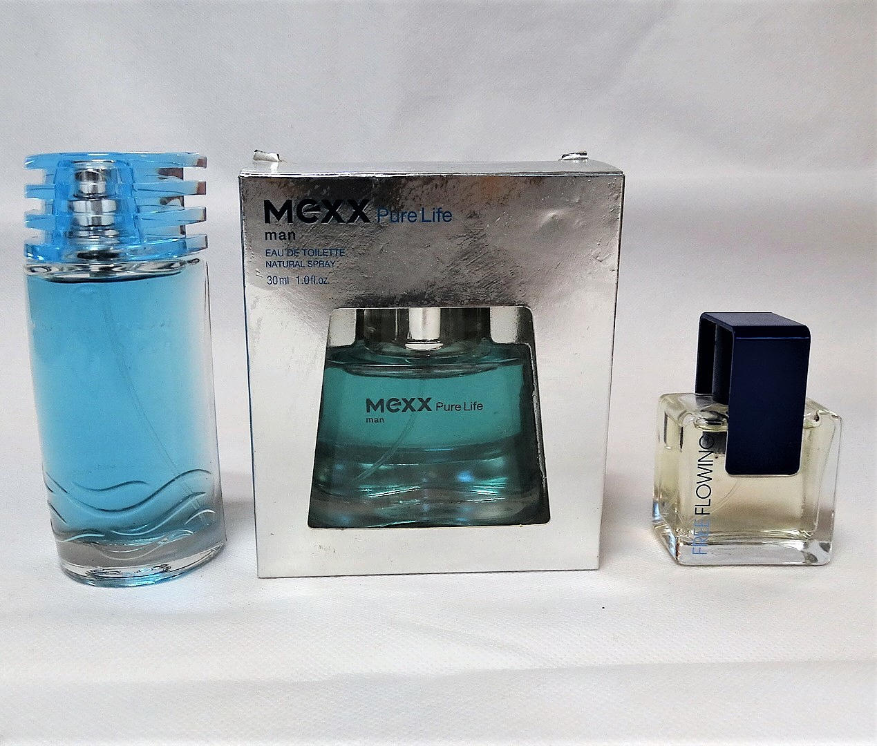 DREI HERREN PARFUM: MEXX; TOM TAILOR; PUMA.