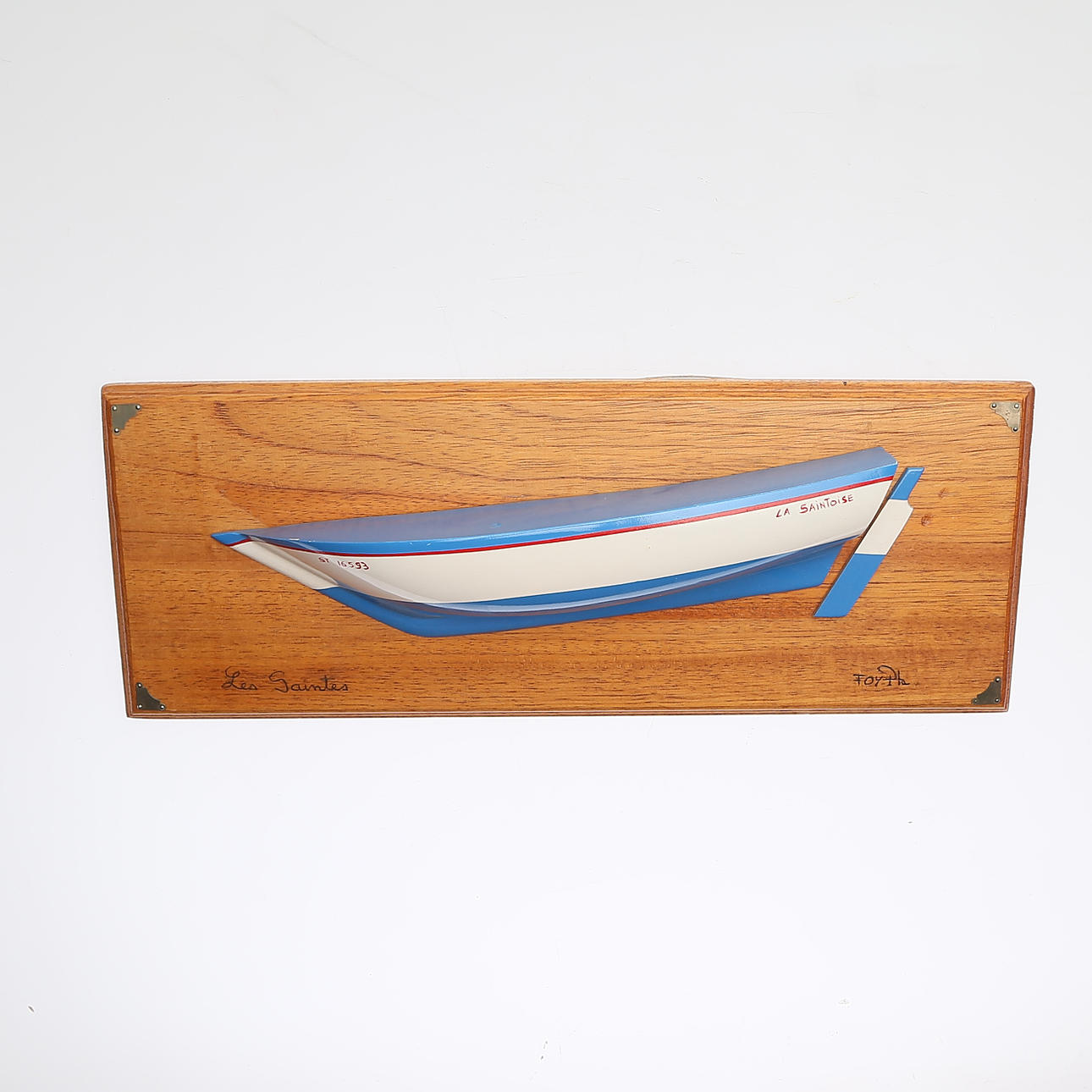 HALVBÅT, trä, 1900-tal.