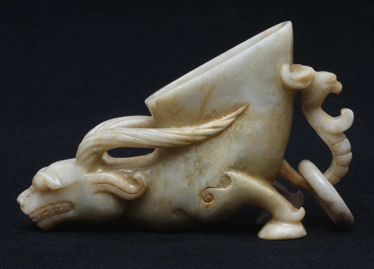 VINOFFERSKÅL, stenarbet, Kina.