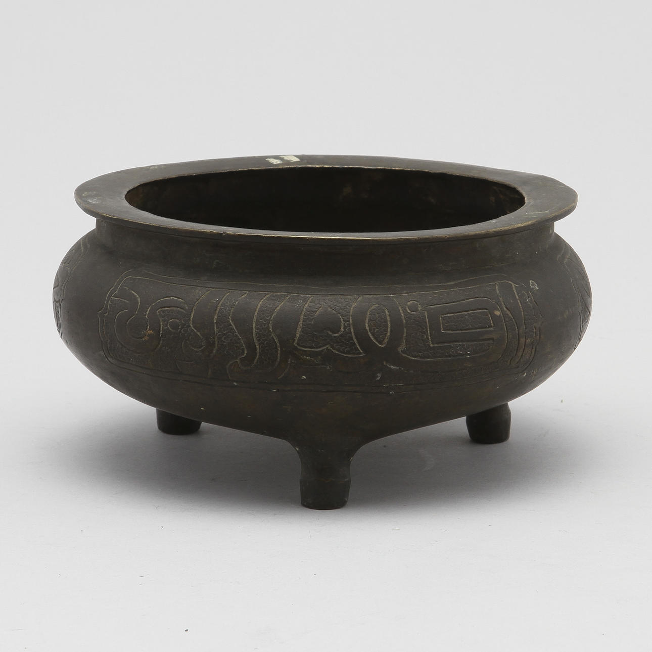 RÖKELSEKAR, brons, Kina, 1800/1900-tal.