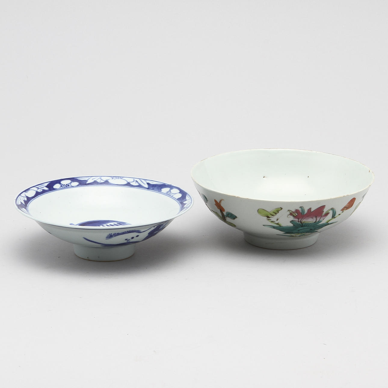 SKÅLAR, 2 st, porslin, Kina, 1900-tal.