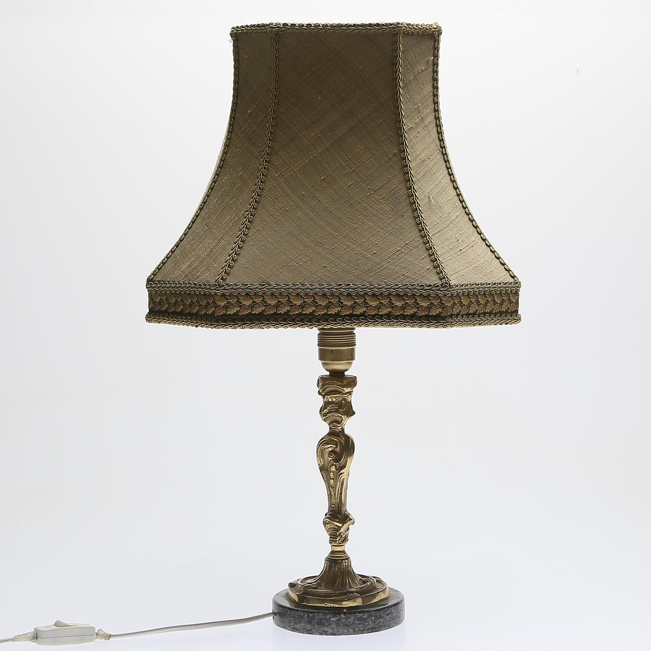 BELYSNING, metall/sten, 1900-tal.