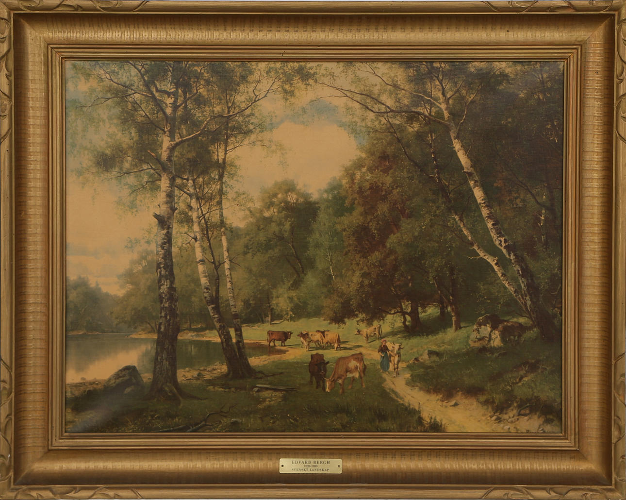 TRYCK, efter Edvard Bergh, 1900-tal.