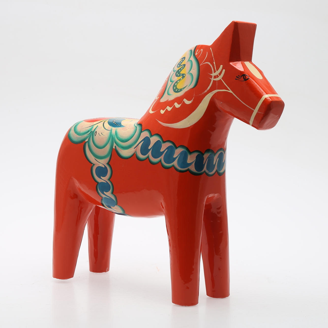 DALAHÄST, målat trä, 1900-tal.