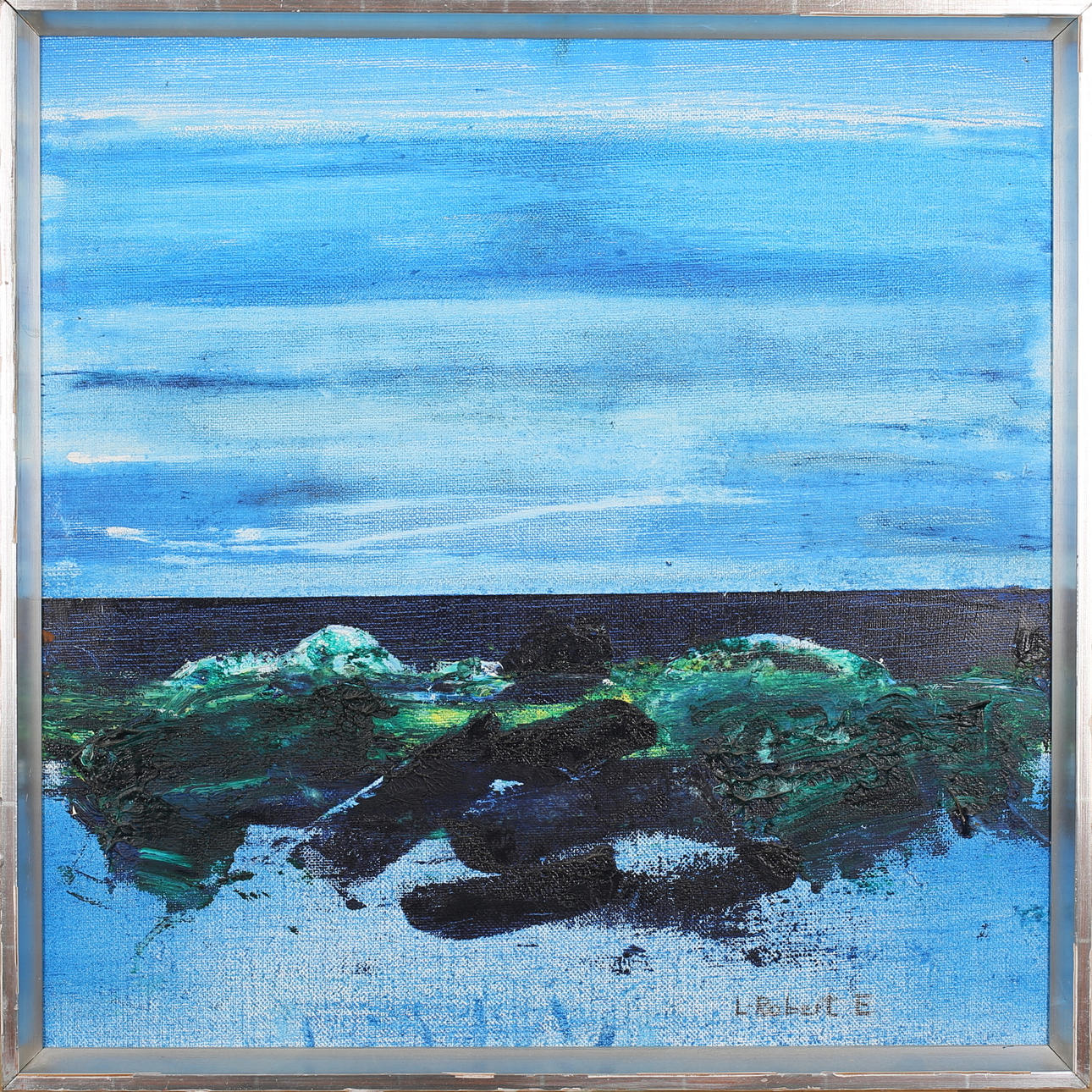 LEIF ROBERT ERIKSSON. "Ön". Olja på duk. Signerad L Robert E.