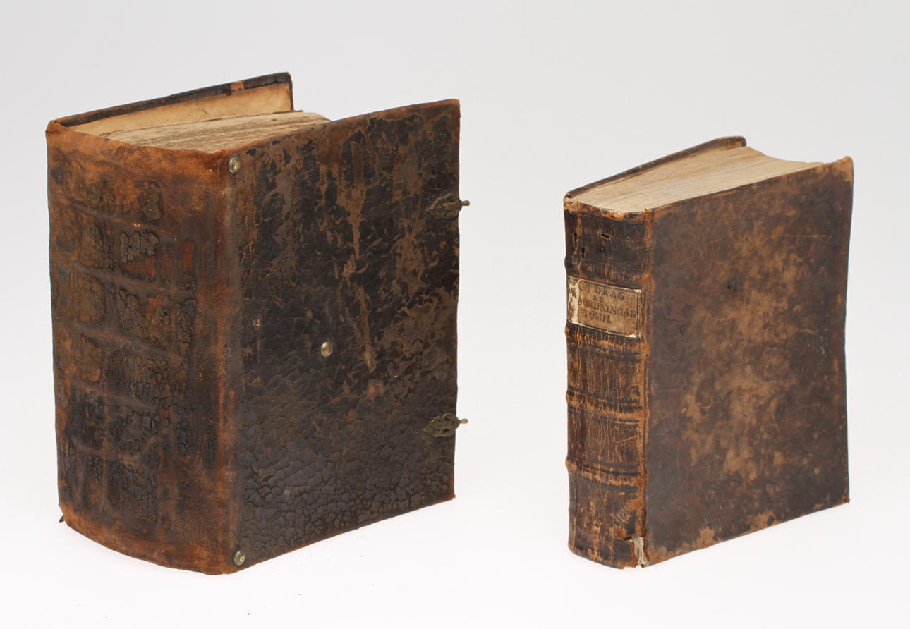 BÖCKER 2 st, 1700-tal.