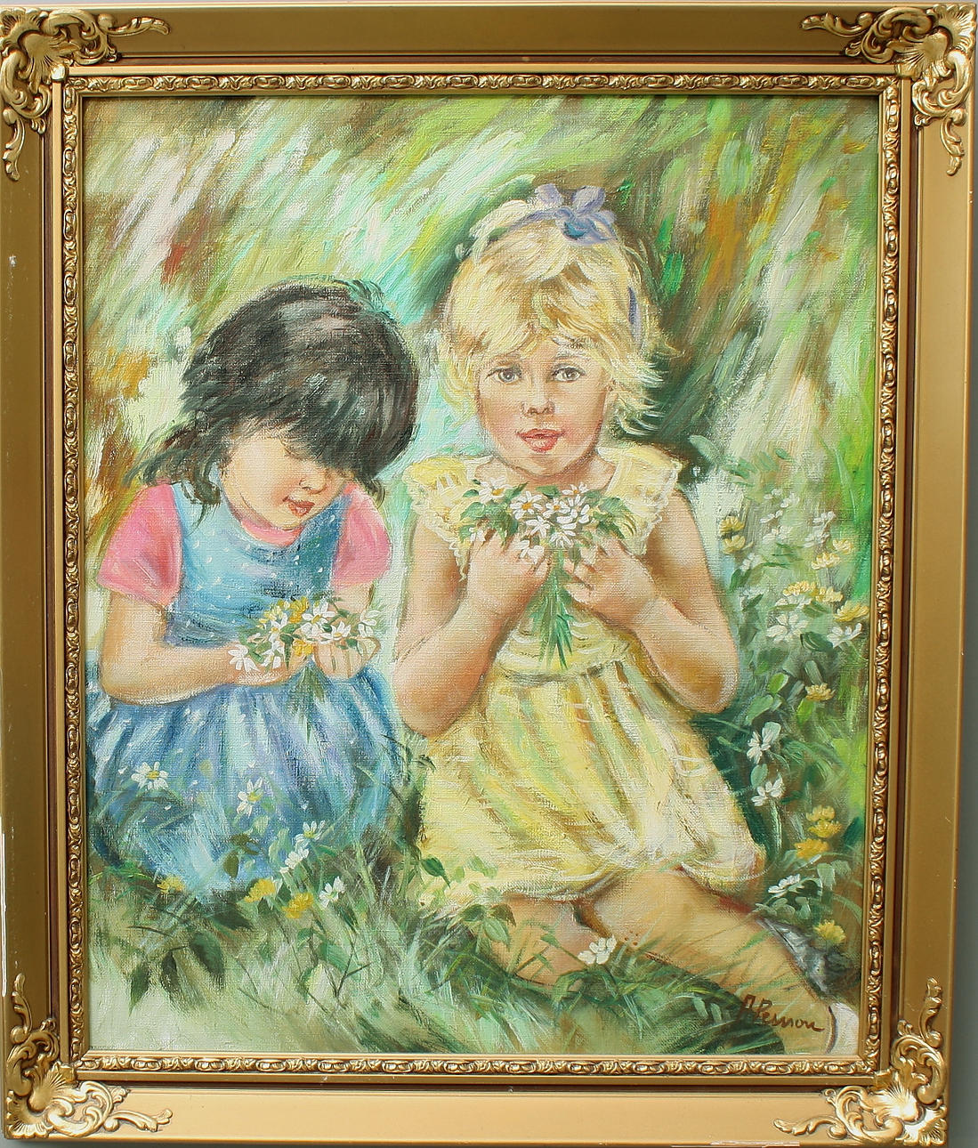A. PERSSON. olja på duk, signerad A.Persson.