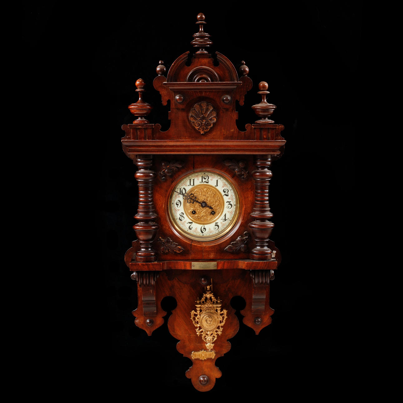 WALL CLOCK, Gustav Becker, Freiburg.