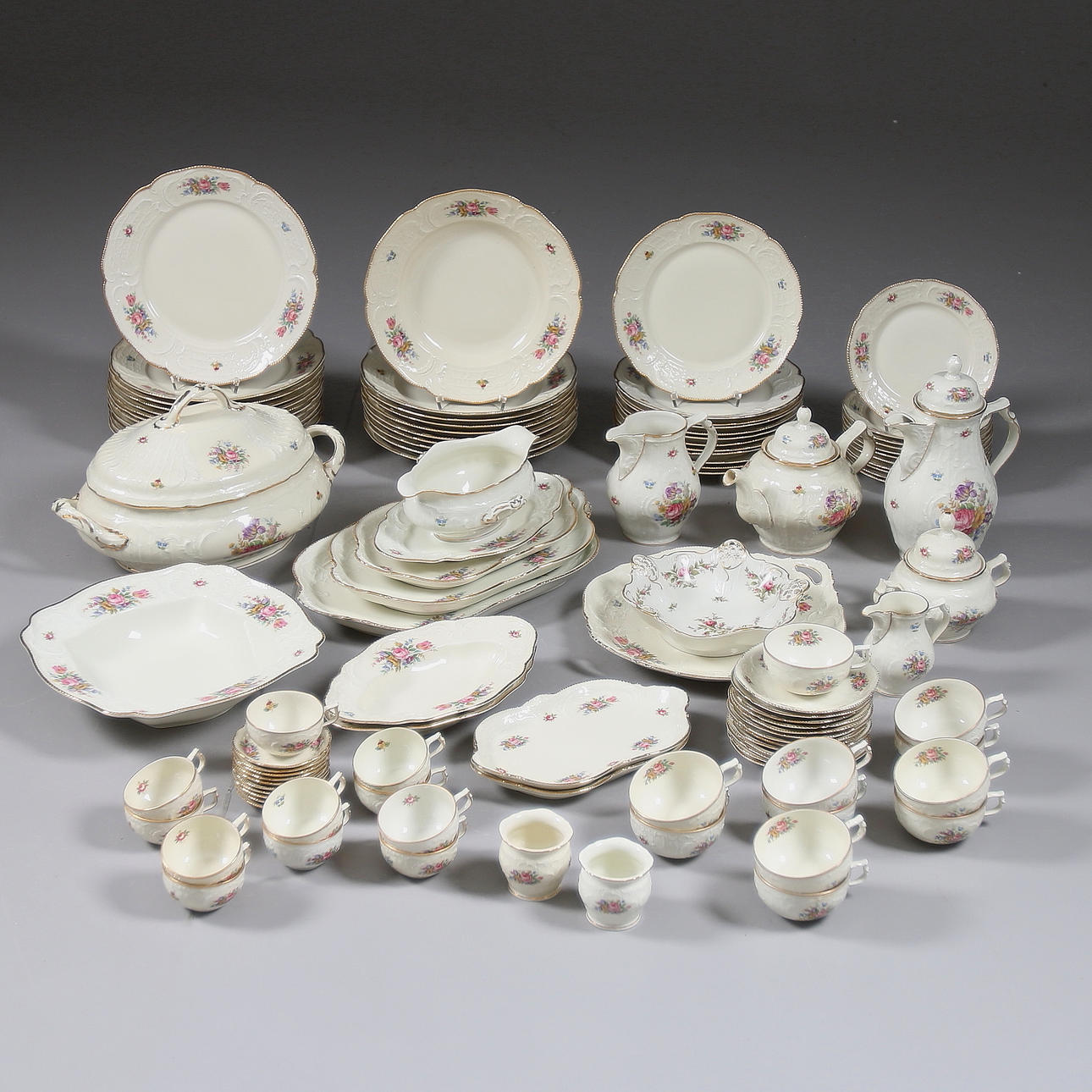 MAT och KAFFESERVIS, 109 delar, "Sanssouci", Rosenthal.