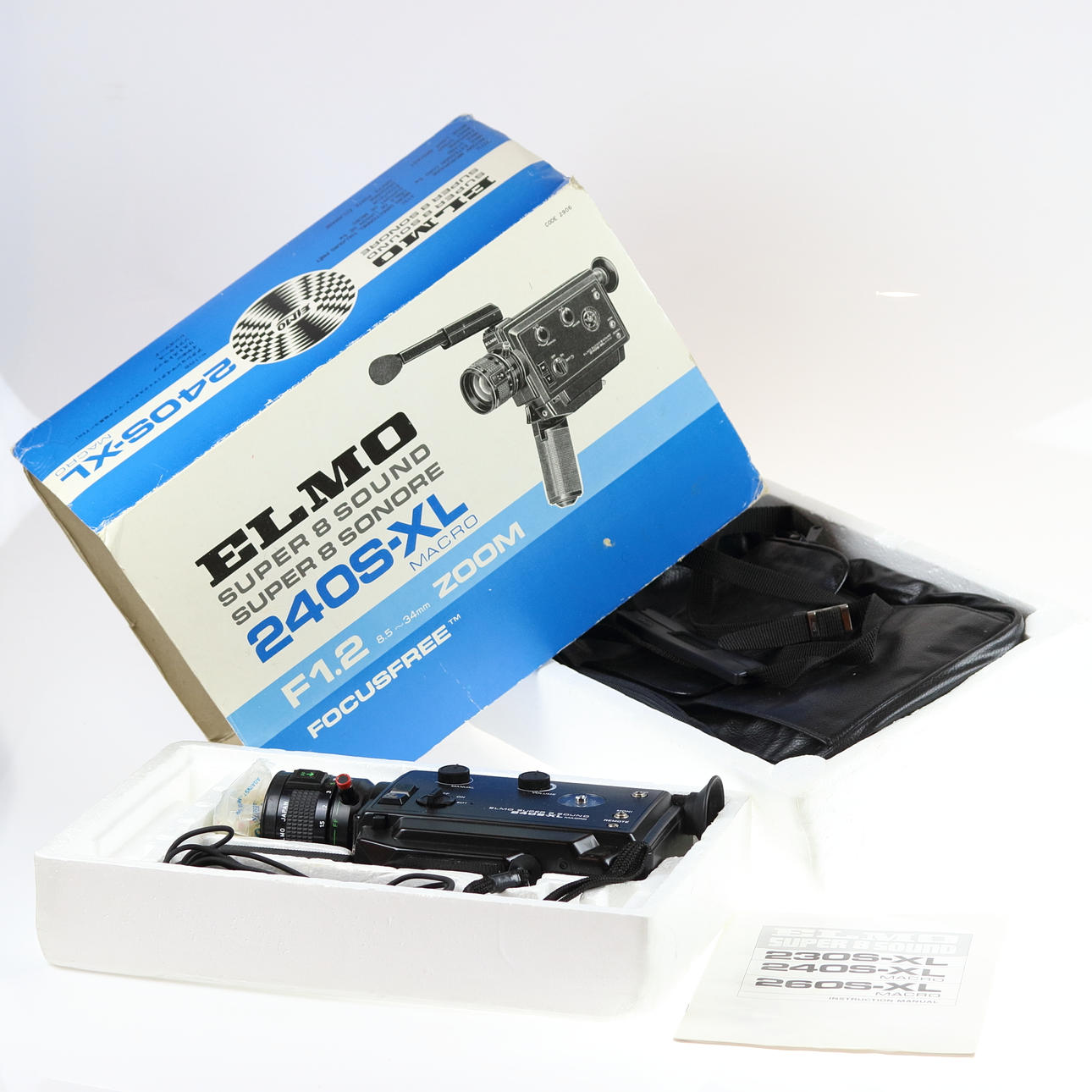 FILM CAMERA, Elmo super 8 sound 240S-XL Macro. Photo, Cameras