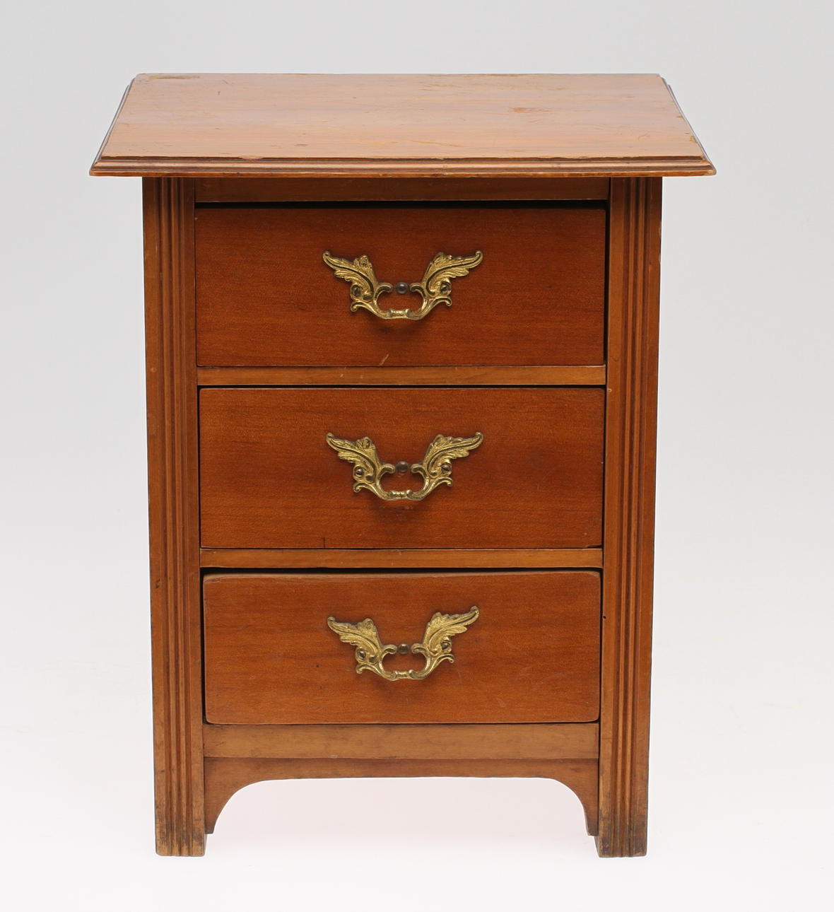 MINIATYRBYRÅ, 3 lådor, jugend, 1900-tal.