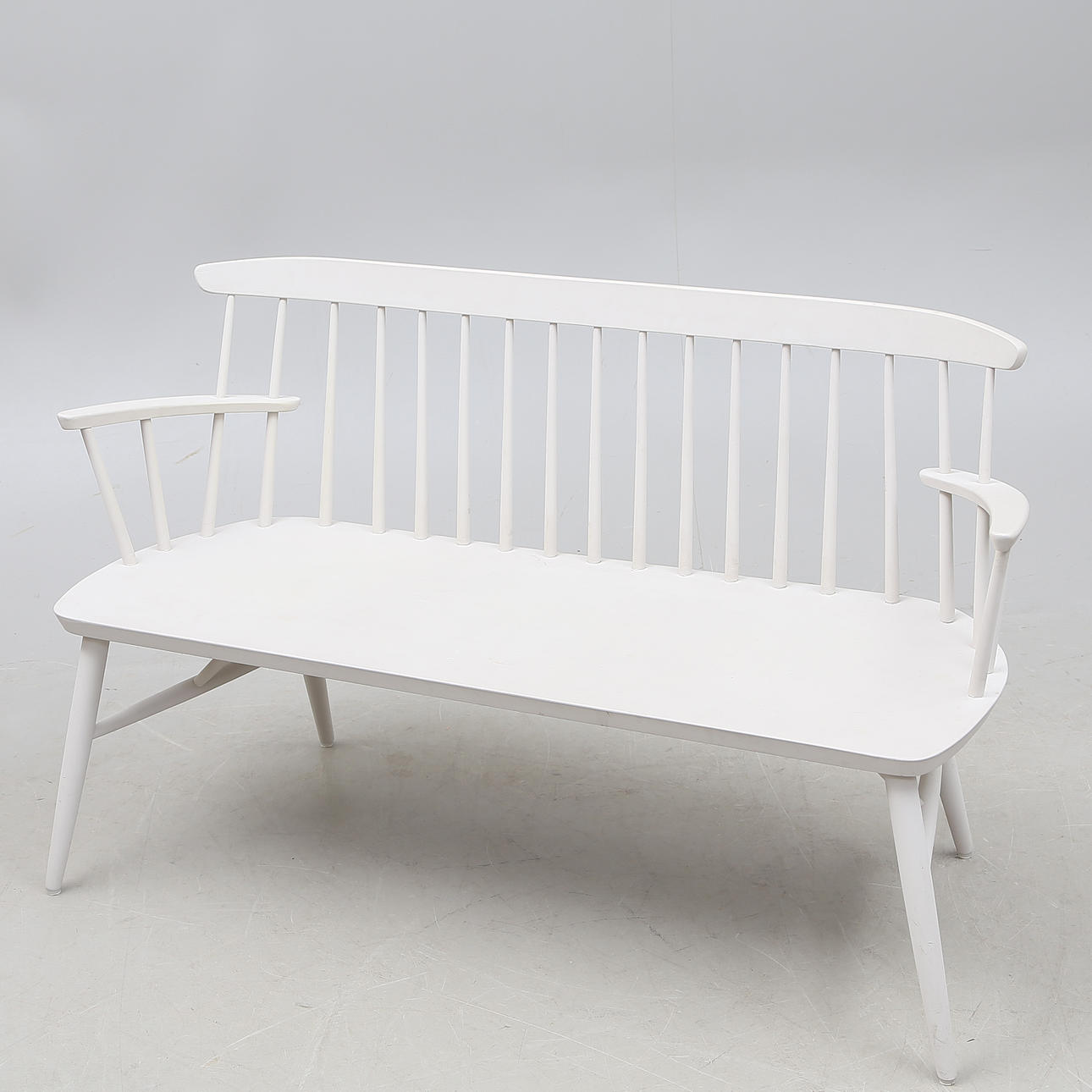 PINNSOFFA, trä, grå, 1900-tal.