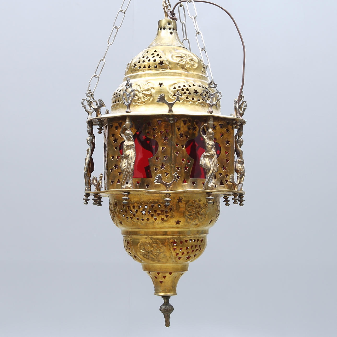 TAKLYKTA, mässing, orientalisk, 1900-tal.