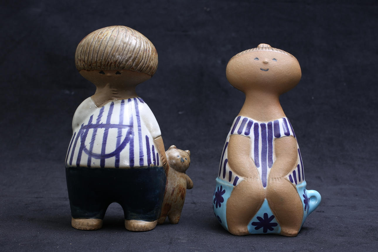 LISA LARSON. STENGODSFIGURER, 2 st.