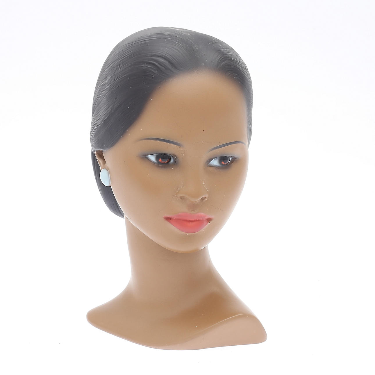 FIGURIN, kvinnoansikte, porslin, Danmark.