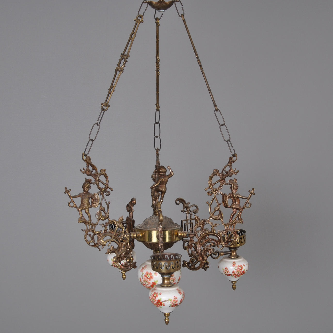 Kronleuchter für Teelichter.