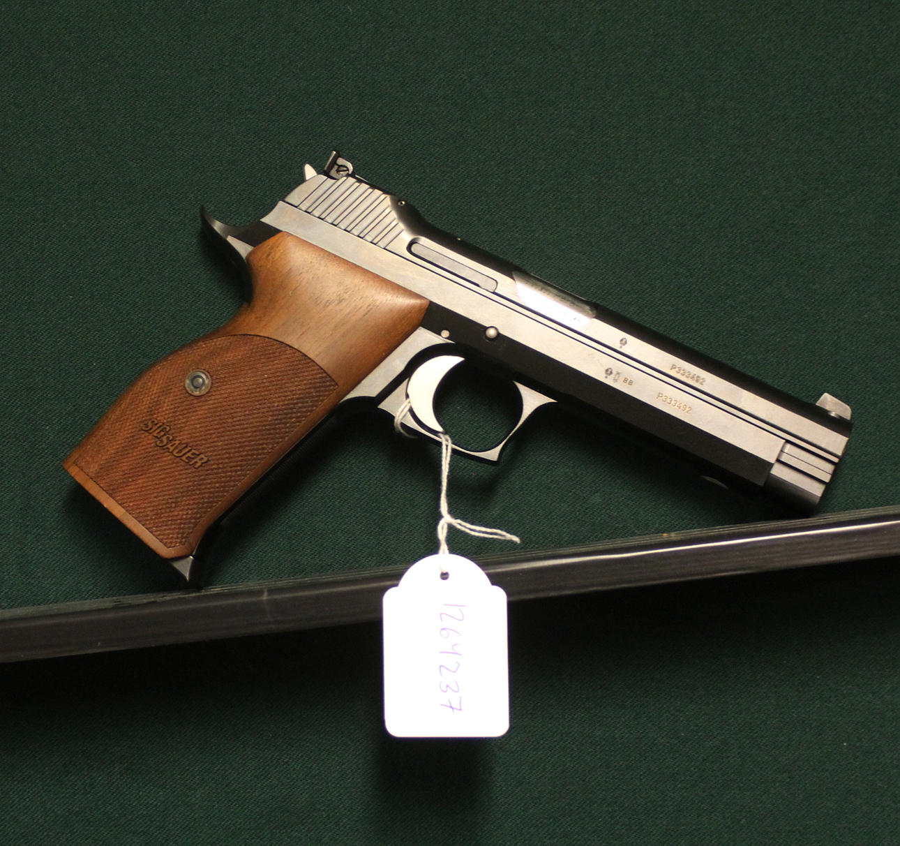 SIG-SAUER. P210 Blanco 9x19 #P333492.