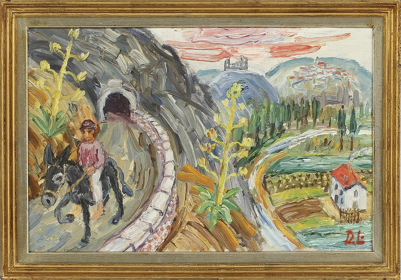 DAVID LARSSON. Oil on canvas, signed DL.