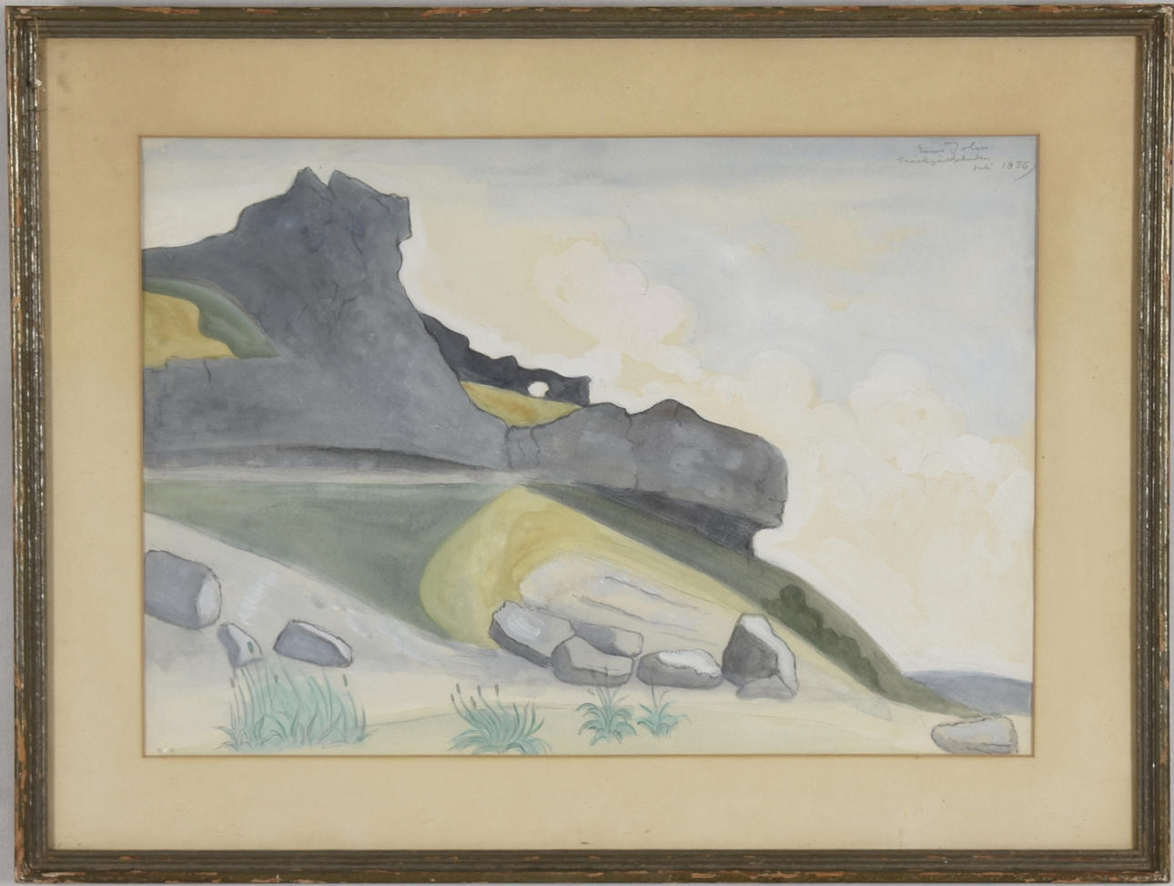 EINAR JOLIN. Gouache.