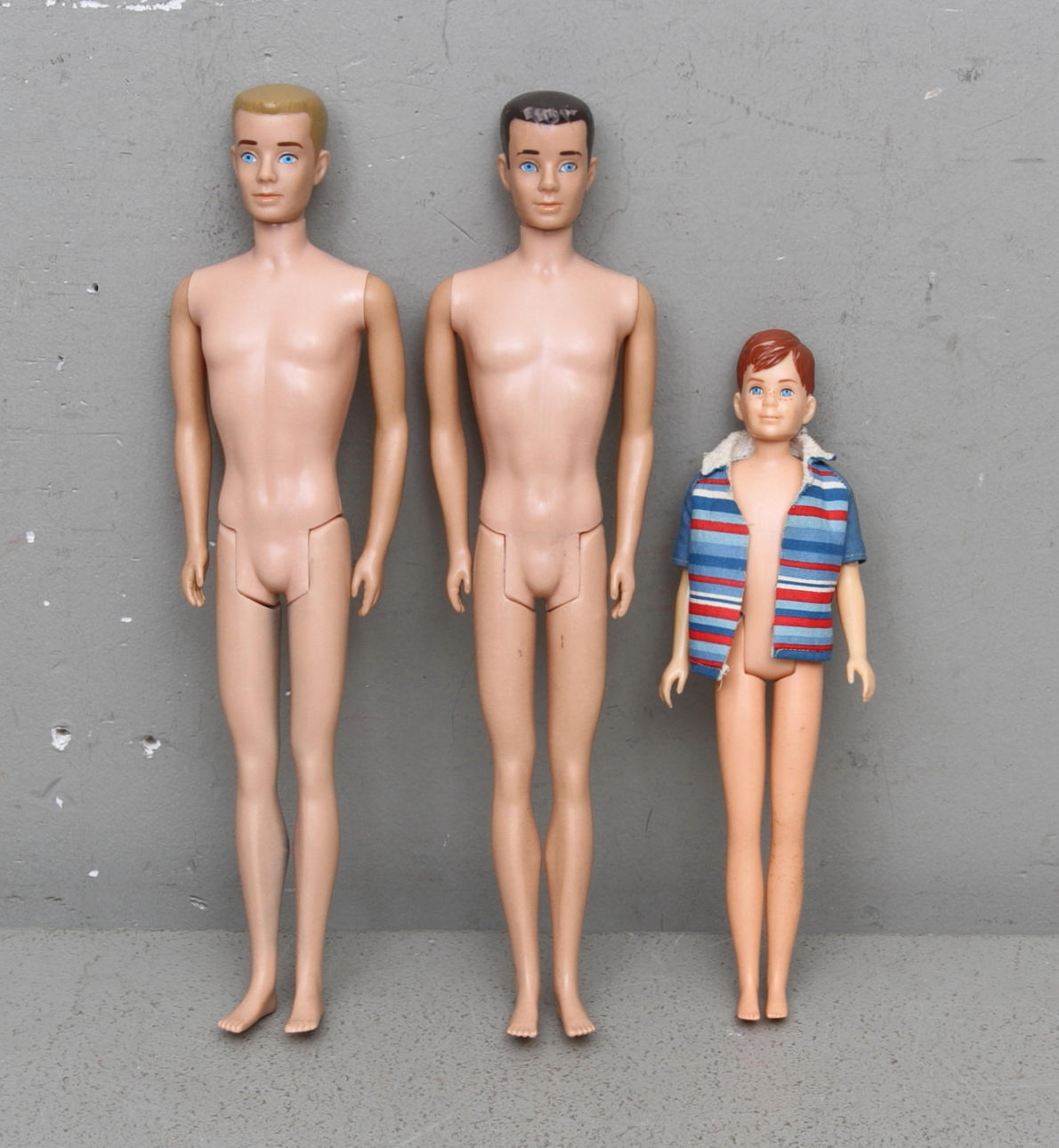 DOCKOR, 3 st, Ken (1964-68) samt Ricky (1963).