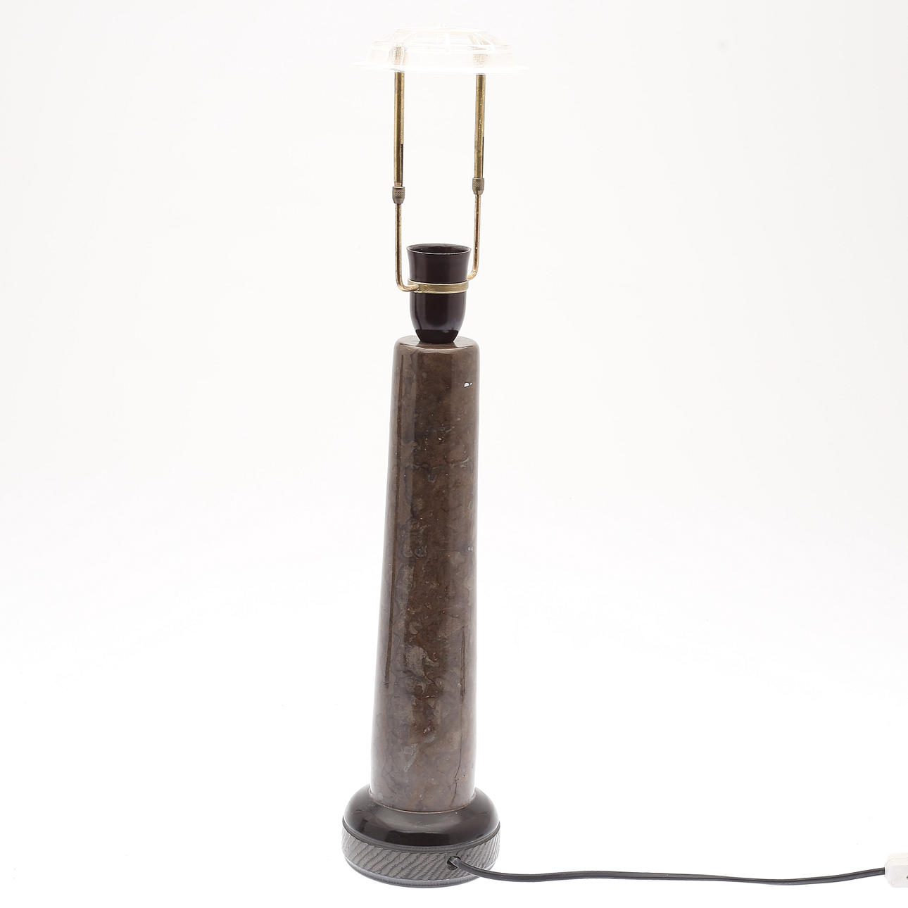 TISCHLAMPE, Stein, signiert Kåre J, Öland.