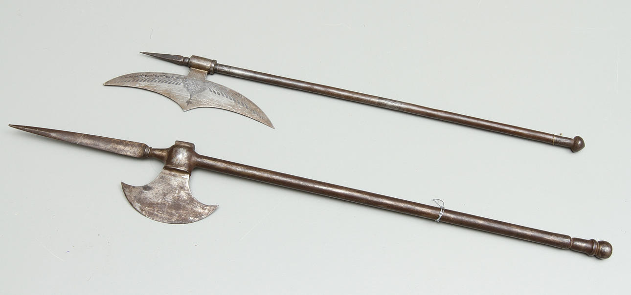 STRIDSYXOR, 2 ST, Persien, 1800-tal.