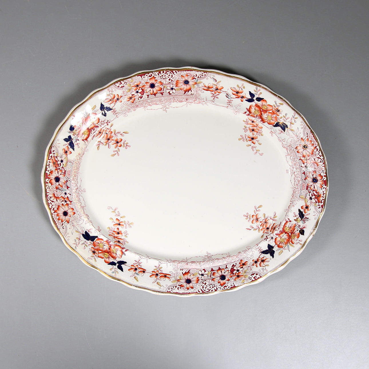 FAT, porslin, märkt, Sterling K&C, 1800-tal.