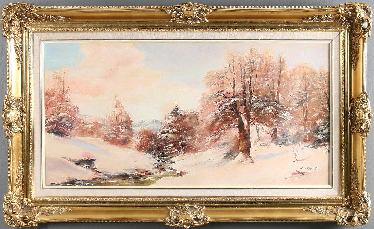 OKÄND KONSTNÄR, olja på duk, signerad Soibert.