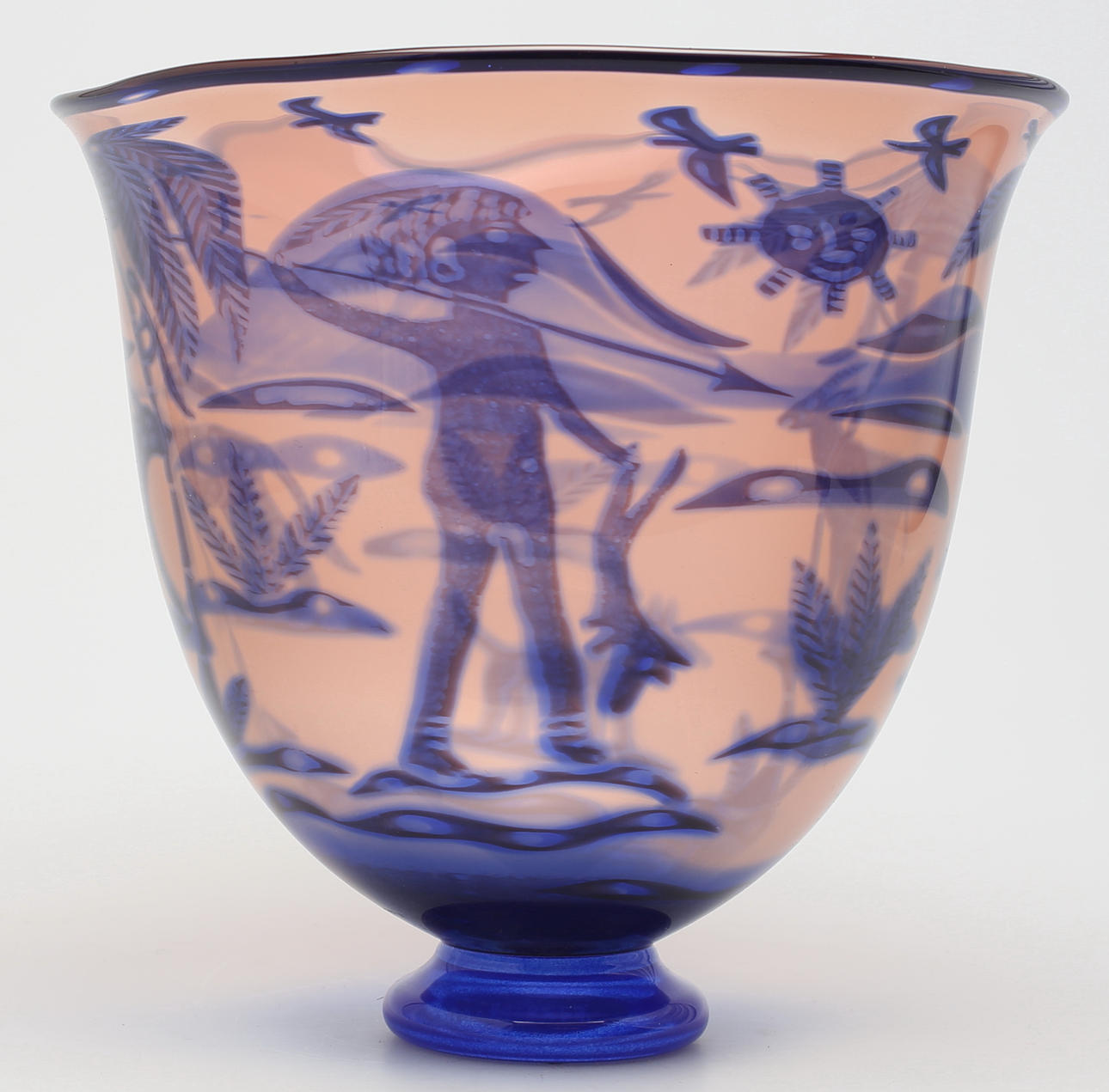 WILKE ADOLFSSON. Jaktmotiv i graalteknik. Signerad och numrerad 89-02-69.